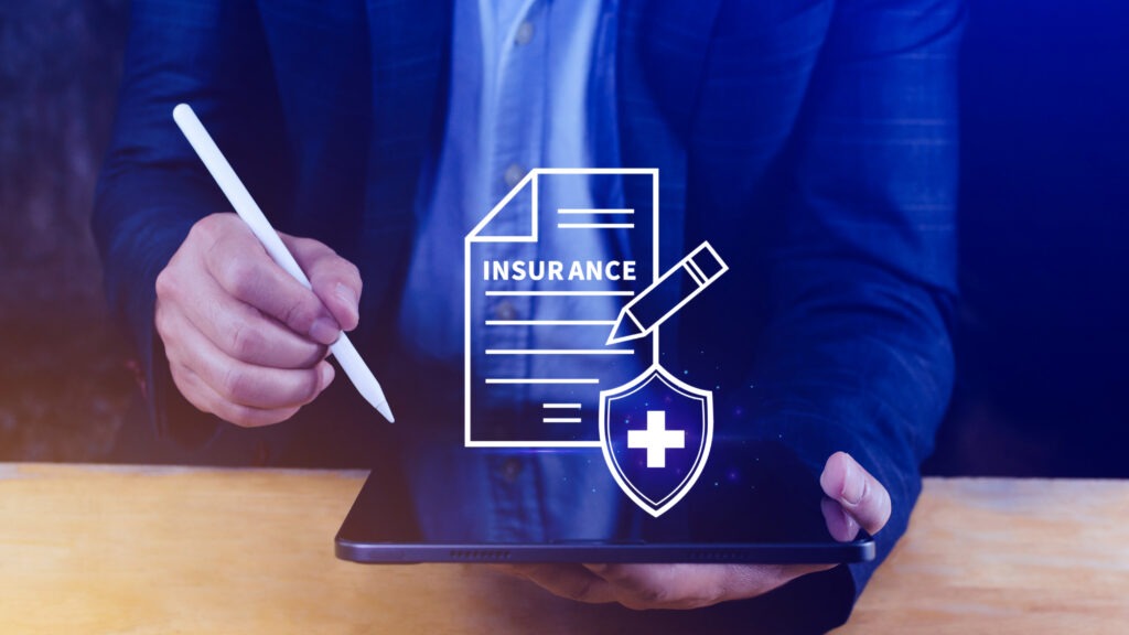 insurance concept medical coverage planning hospital payments representing different types insurance such as health home car travel policy management
